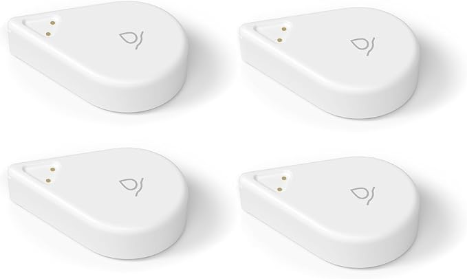 THIRDREALITY Zigbee Water Leak Sensor WL2 4Pack with Dripping&Leaking Detection, App Notification, Zigbee Hub Needed, 3Year Battery Life, No Battery & Srien, Support Home Assistant, SmartThings, Homey