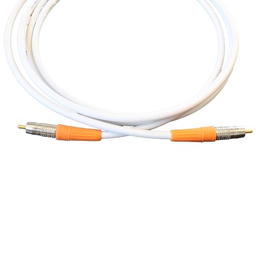 BJC Coaxial Digital Audio Cable (35 Foot, RCA to RCA, White)