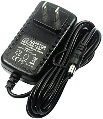 TMEZON 10 Pack 12 Volt 2 Amp Power Adapter AC to DC 2.1mm X 5.5mm Plug 12v 2a Power Supply Wall Plug Extra Long 8 Foot Cord