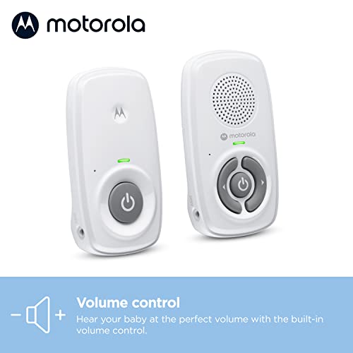 Motorola Nursery Wireless Audio Baby Monitor (No WiFi) + Portable Sound Machine Bundle | AM21 Long Range Monitor with White Noise Sleep Soother & Night Light