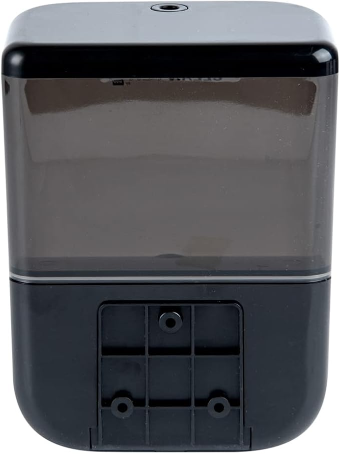 Restaurantware Clean Tek Professional 34 Ounce Automated Soap Dispenser 1 Touchless Wall-Mountable Soap Dispenser - With Security Key Black Plastic Soap Dispenser Transparent For Liquid Soap