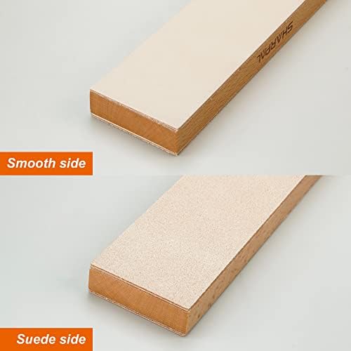 SHARPAL Double-sided Diamond Sharpening Stone and Double-sided Leather Strop Kit