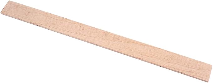 Guitar Fretboard With 21 Frets Maple Fingerboard for 3 String Cigar Box Guitar Replacement (maple) 1Pcs