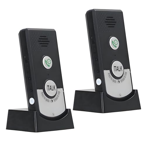 2-Way Wireless Intercom Doorbell System 1000m (3280ft) Super Long Range Intercom System Indoor Outdoor for House Office Room to Room Communication
