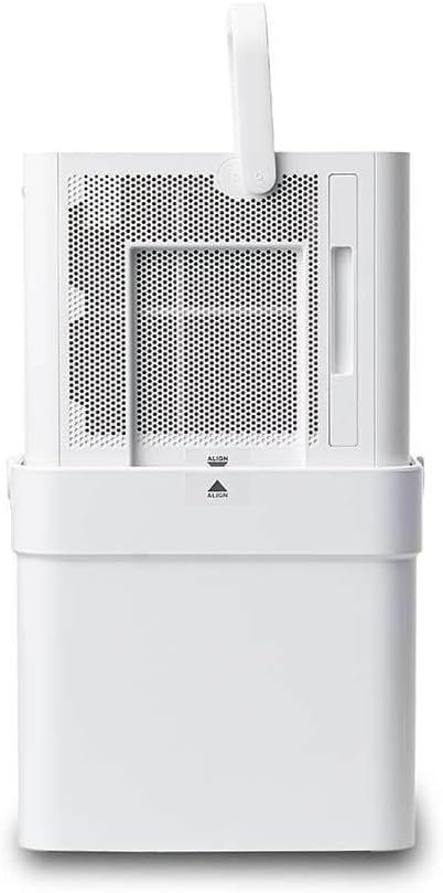 Midea Cube 50 Pint Dehumidifier for Basement and Rooms at Home for up to 4,500 Sq. Ft., Smart Control, Compatible with Alexa (White), Drain Hose Included, ENERGY STAR Most Efficient 2023
