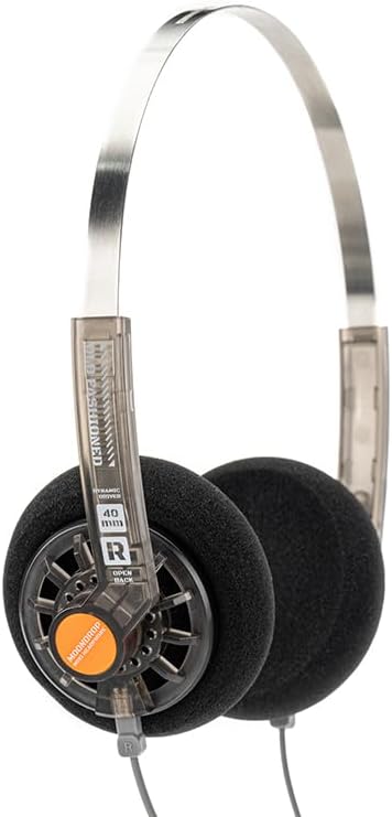 Moondrop Old Fashioned 40mm On-Ear Headphone with 0.78mm 2pin Open-Back Headphone (3.5mm Jack)