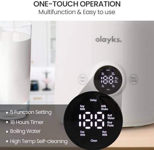olayks. Travel Steamer for Clothes, Fashion Portable Handheld Garment Steamer & Automatic Nut Milk Maker