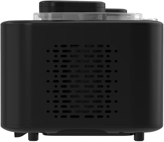 Magnavox Home, 1.2 Qt Electric Ice Cream Maker with Compressor, Touchscreen Ice Cream Machine, Built-In Compressor, Automatic Sorbet, FroYo, Italian Ice Maker, No Pre-Freeze