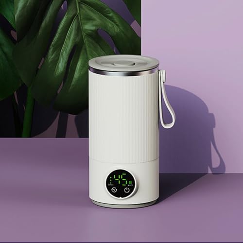 Travel Electric Kettle, Portable Water Kettle with Mixing Function, Adjustable Temperaturem, for Hot Water, Coffee, Tea, Milk, USB Charging, 400ML