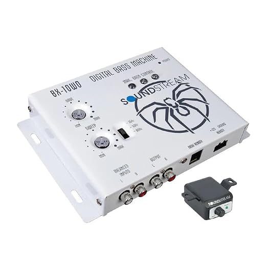 Soundstream BX-10W D – Bass Restoration Processor with Remote Control | Epicenter Alternative for Factory & Aftermarket Sound Systems | Bass Enhancer Processor Car Audio