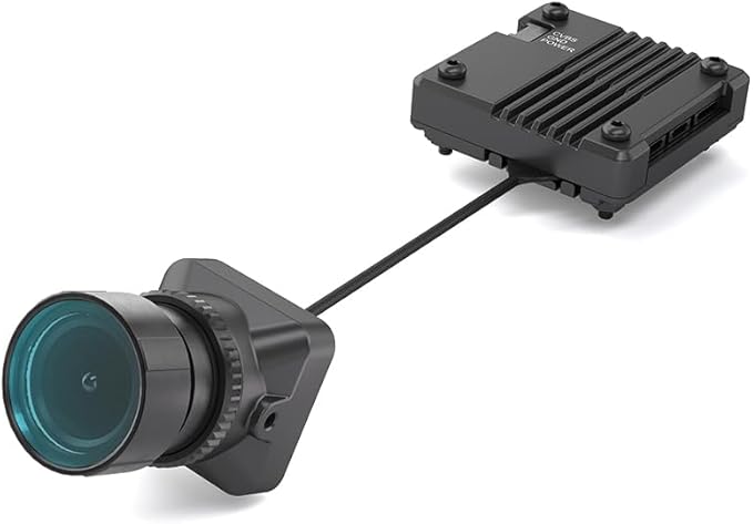 CADDXFPV Gazer FPV Analog Camera, 1/1.8" Sensor, 1500TVL WDR, F1.0 Aperture, 2.8mm Lens, 131.6° FOV, 3X Zoom, Removable Filter, D/N Mode, 4:3 PAL Micro Analog Camera for FPV Racing Drone