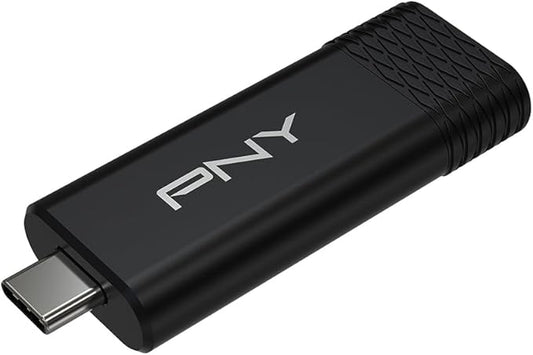 PNY PRO Elite V3™ Type-C 2TB USB 3.2 Gen 2 Flash Drive – Up to 1000MB/s Read, Up to 800MB/s Write, Extreme Performance for Professional Data Storage and Transfers, Premium Metal Design, USB-C