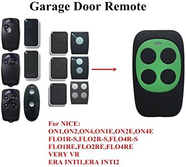 Universal Garage Door Opener Remote Cloner Universal Gate Opener Remote Cloning Homelink Programmable Learning Key Fob 4-Buttons Multi Frequency 280MHZ-868MHZ (Green)