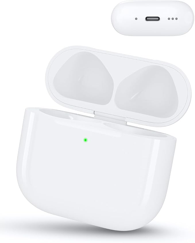 Wireless Charging Case Compatible with AirPods 4th Gen, AirPods 4 Generation Charger Cases Replacement with USB-C Port & Bluetooth Pairing Sync Button
