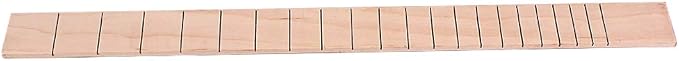 Guitar Fretboard With 21 Frets Maple Fingerboard for 3 String Cigar Box Guitar Replacement (maple) 1Pcs