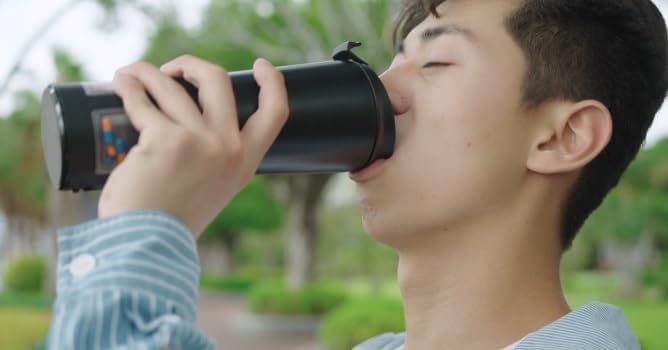 Smart Water Bottle Insulated Bluetooth Pill Dispenser Reminder