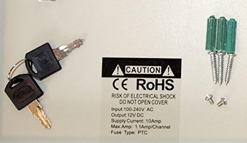Evertech Power Box 18 Ch Channel 12V DC 10 A Power Supply Distribution Box for CCTV DVR Security Camera LED Lights