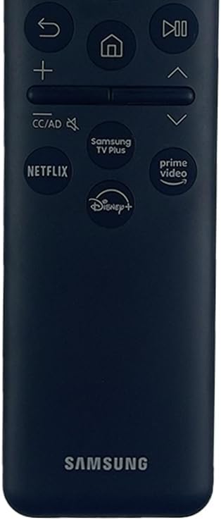 Original Samsung BN59-01455A Solar Voice Remote Control for Samsung Smart TVs, Compatible with The Frame NEO QLED Series 4K Includes Netflix, Prime Video & Disney+ Shortcuts