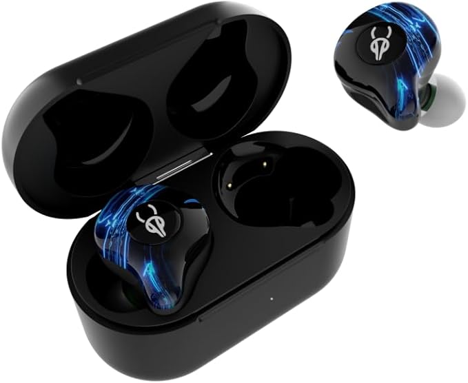 Sabbat G12 Elite TWS Wireless Bluetooth 5.4 Earbuds Gaming Music Noise Reduction in-Ear Headphones with Mic 6D Soundscape Charging Case Suitable for iOS, Android(Unity)