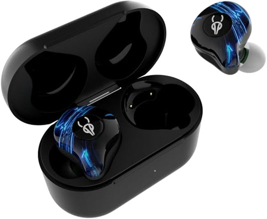 Sabbat G12 Elite TWS Wireless Bluetooth 5.4 Earbuds Gaming Music Noise Reduction in-Ear Headphones with Mic 6D Soundscape Charging Case Suitable for iOS, Android(Unity)