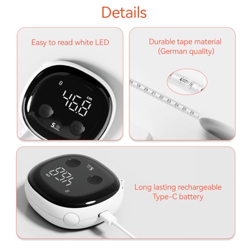 Fitdays Smart Body Tape Measure ，Fitdays Smart Digital Height Measuring