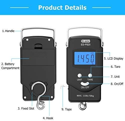 PS01 Fishing Scale+Waterproof Fishing Scale
