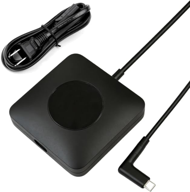 20V USB-C Adapter for Woojer Vest 3 4 WJRV4-101 WJRV3101 WJRV4101 WJRV3-101 WJRV3-101N WJRV3-101NM Haptic Vest 20volt 20.0 Volts 65W Type-C Power Supply Cord Charger Cable