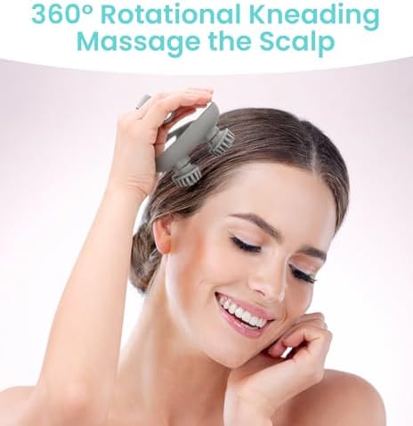 Electric Scalp Massager & Gua Sha Trigger Point Massage Tool Bundle