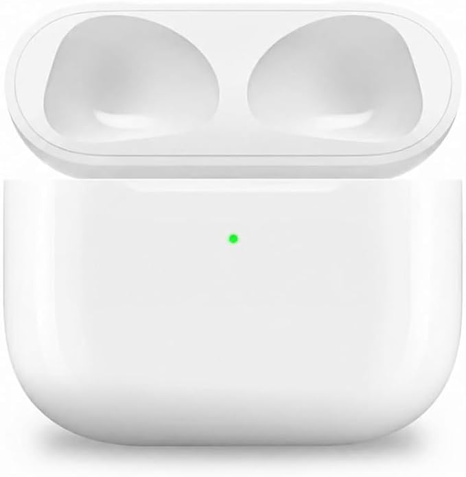Replacement Charging Case for AirPods 3rd Generation (A2897/A2566/A2565/A2564/A2563) – USB-C & Qi Wireless Charging – Bluetooth Pairing Button – Case Only (No Earbuds)