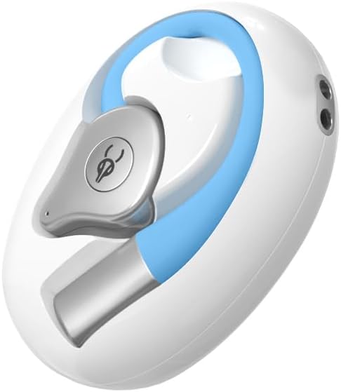 Sabbat Q12 Jurassic-Themed Open-Ear Bluetooth 5.4 Headphones, Ear-Hook Wireless Earbuds, Non-in-Ear Sport Running Earphones, High-Fidelity Sound, Noise Cancelling, 2026 (Sky Blue)