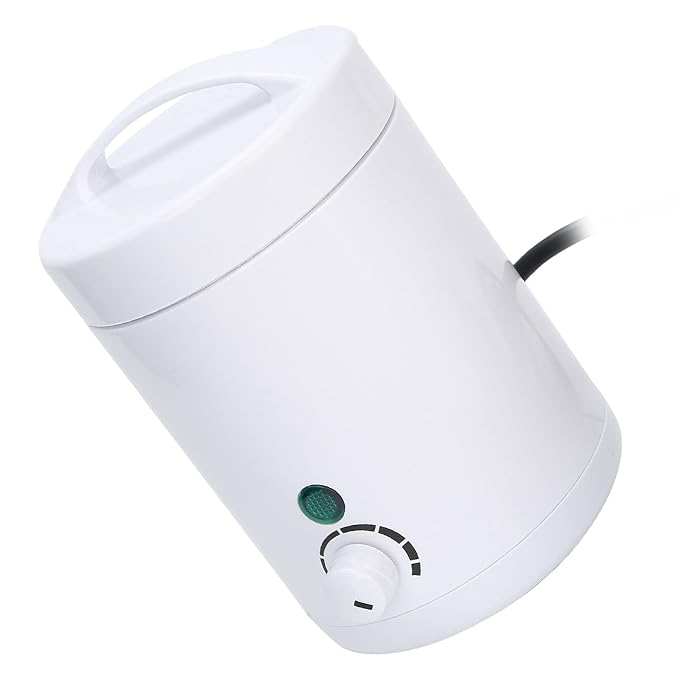 Mini Wax Warmer, Portable Professional Electric Hair Removal Paraffin Wax Heater Machine for SPA Salon Brow Body Nose Hair Upper Lip Waxing
