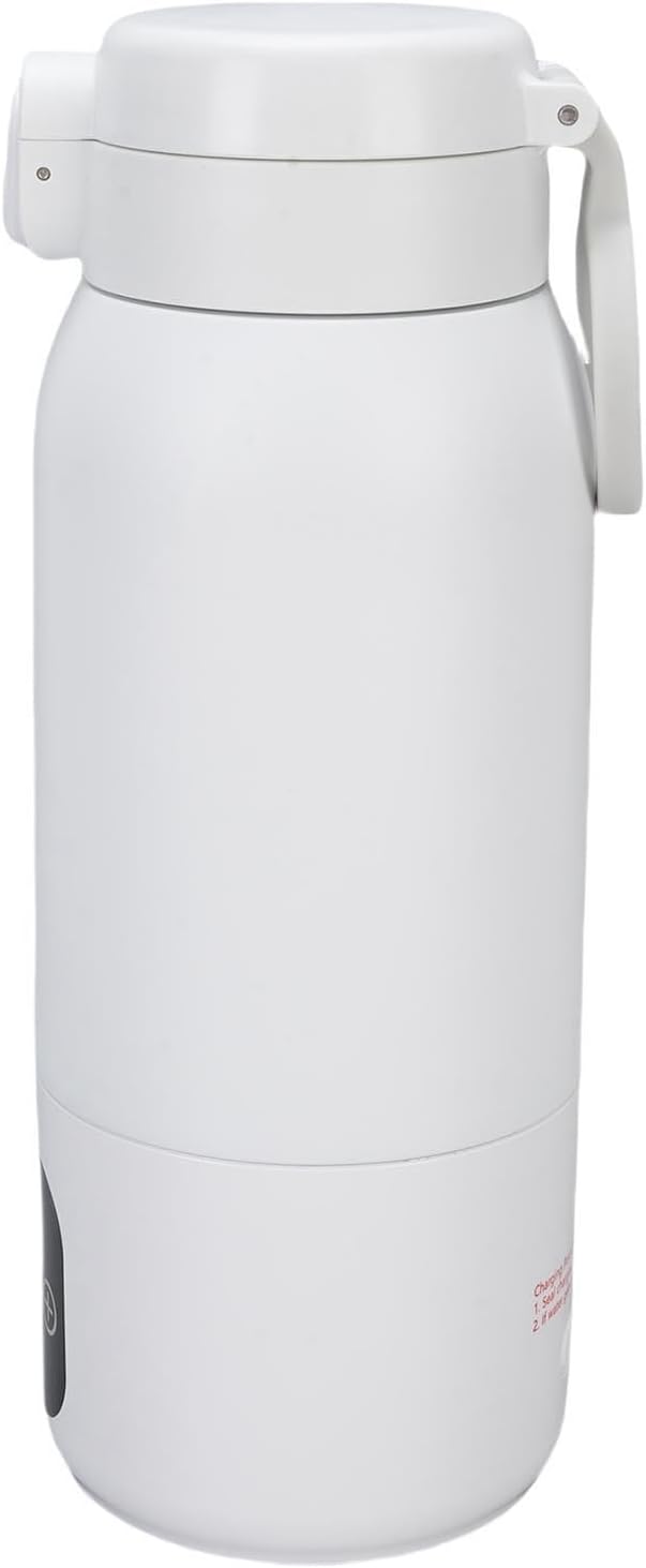 Pissente Travel Electric Kettle Cordless Portable Water Heater 500ml USB Fast Heating 316 Stainless Steel with Adjustable Temperature for Tea Coffee Milk