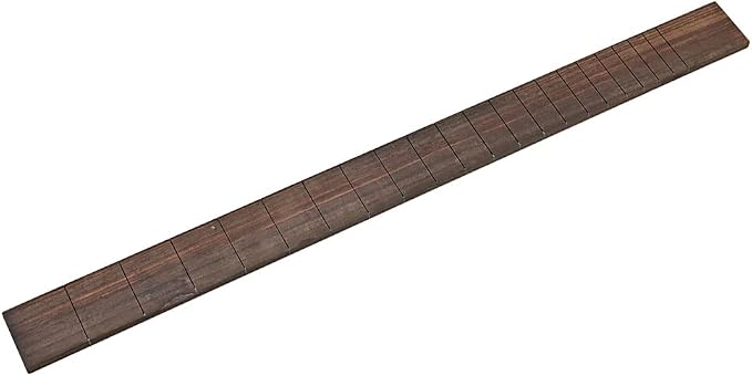 Guitar Fretboard With 21 Frets Maple Fingerboard for 3 String Cigar Box Guitar Replacement (Rosewood)，1Pcs