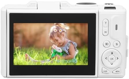 64MP 4K Digital Camera with 18X Zoom and 3 Inch Flip Screen, Auto Focus Compact Digital Camera for Photography and Video, Perfect for Travel Vlogging and Filming
