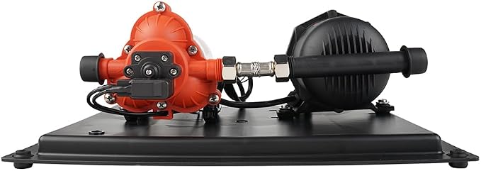 SEAFLO 33 Series Water Pump and Accumulator Tank System - 115V, 3.3 GPM, 45 PSI, 0.2-Gallon Tank | Reduces Cycling | For Marine, RV, Off-Grid, and Home Use | 4-Year Warranty