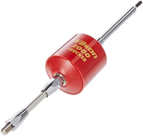 Wilson Antenna 305-493 T2000 Series Red Mobile CB Trucker Antenna with 5" Shaft, AM|FM Ready CB Radio Antenna