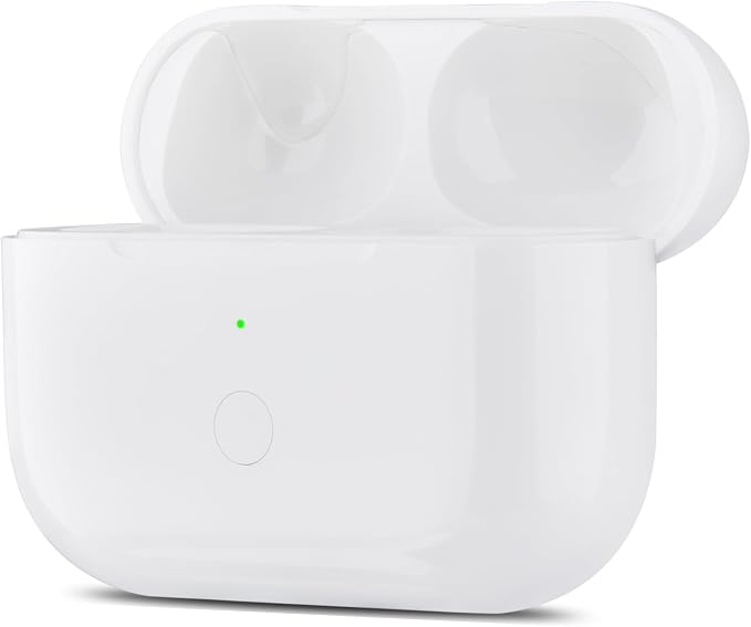 OLEBAND Replacement for Airpods Pro 2&1 Charging Case:Easy to Pair Air pods Pro Earbuds with Pairing Button,Support Both Wired and Wireless Charging,for iPods Pro 1st/2nd Gen 1 Year Warranty(White)