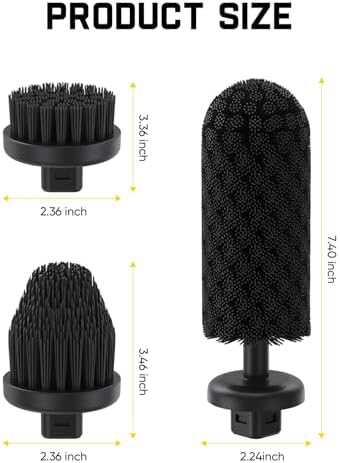 Fanttik G9 Handy Cordless Electric Spin Scrubber & 3 Pcs Replacement Brush Heads for Fanttik G9 Handy Electric Spin Scrubber