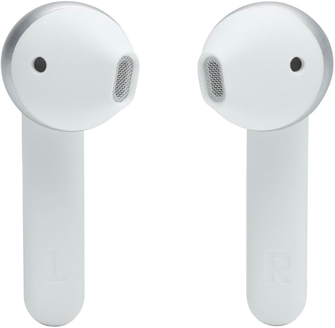JBL Tune 225TWS True Wireless Earbud Headphones - Pure Bass Sound, Bluetooth, 25H Battery, Dual Connect, Native Voice Assistant (White)