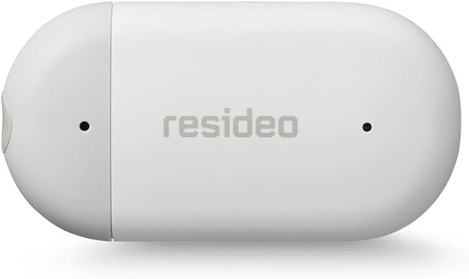 Resideo CHW3610W8001 WiFi Water Leak Detector For Home, Smart Water Sensor Alarm and Freeze Detector, Water Detector Alarm for Basement, Bathroom, and Under Sink