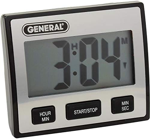 General Tools TI110 LCD Timer, Waterproof with Jumbo Display, 3x3
