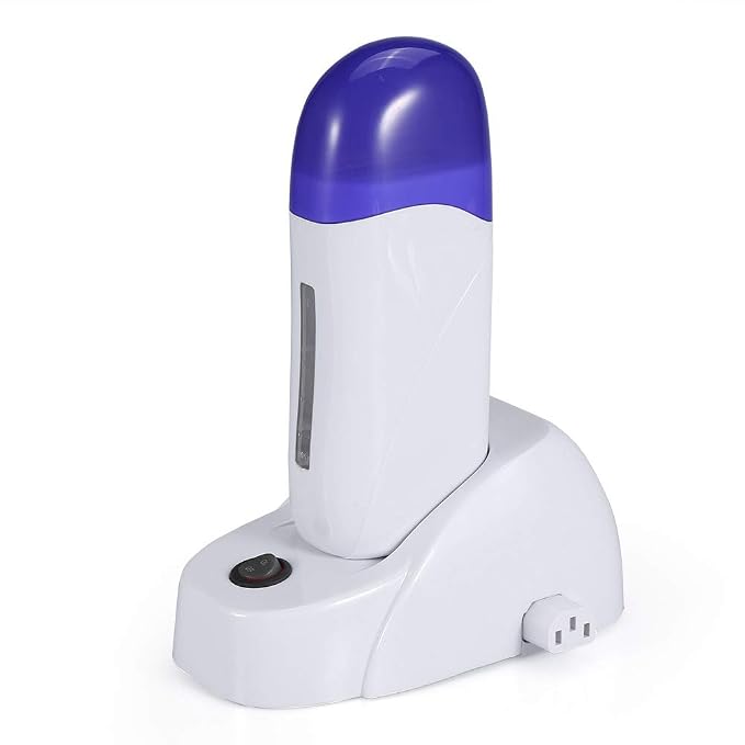 Sonew 3 Types Wax Warmer, Portable Cartridge Wax Depilatory Roller Heater, Hair Removal Machine for Body, Face, Armpits, Legs, Bikini Line, Unisex