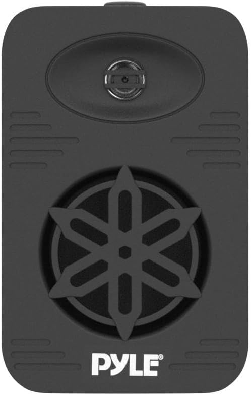 Pyle Indoor Outdoor Speakers Pair - 300 Watt Dual Waterproof 4” 2-Way Full Range Speaker System w/ 1/2” High Compliance Polymer Tweeter - in-Home, Boat, Marine, Deck, Patio, Poolside - PDWR45BK