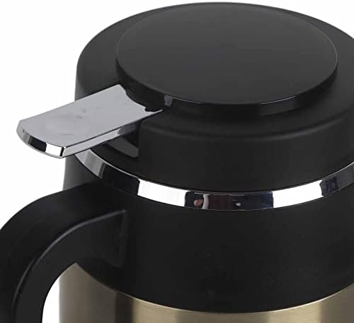 Keenso Car Kettle Boiler 1200ML 24V Stainless Steel Electric Incar Kettle Car Heating Cup Travel Thermoses Heating Water Bottle for Water Tea Coffee Milk(24V)