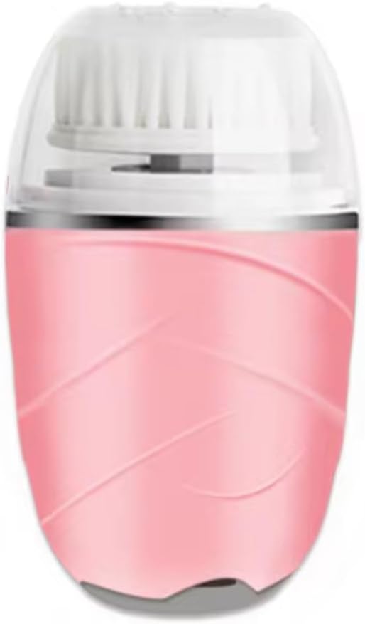 Facial Cleansing Brush, Electric Face Scrubber with 3 Brush Heads & 2 Modes, Waterproof Rechargeable Spin Cleanser for Gentle Cleansing & Massaging