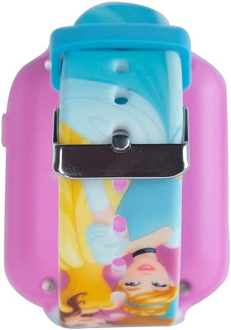 Accutime Disney's Princess Kids' Touchscreen Interactive Smartwatch, Built in Selfie-Camera, Easy-to-Buckle Strap, Model: PN4258AZ