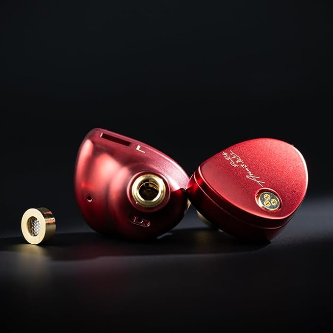 Moondrop ARIA 2 RED in-Ear Headphone with 0.78 2 Pin Cable Replaceable Plugs 3.5/4.4mm Earphone