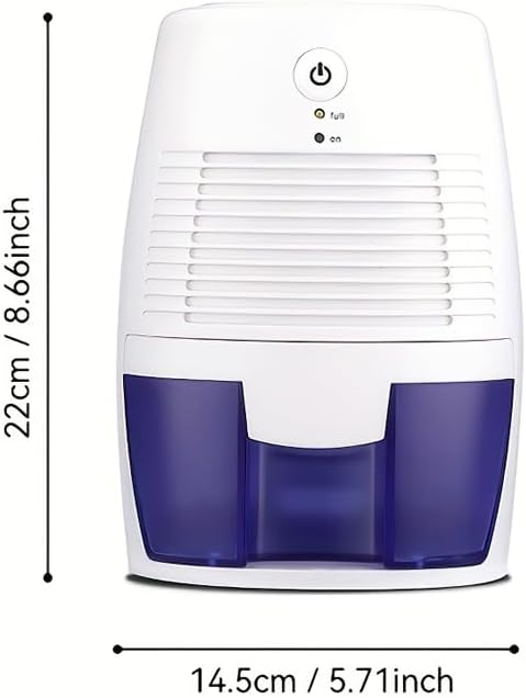 Small Dehumidifier for Home, 17oz Compact Water Tank, Mini Dehumidifier with Auto Shut off for Bathroom Basement Closet Garage RV