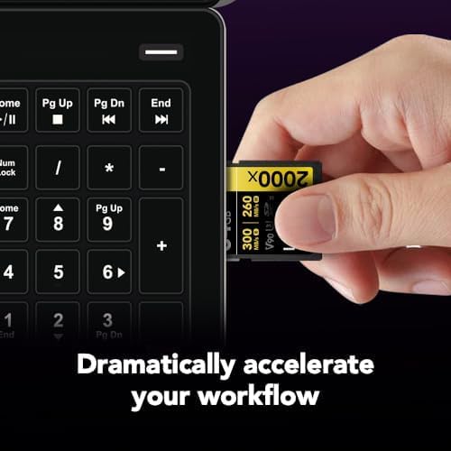 Lexar 64GB Professional 2000x SD Card, UHS-II, C10, U3, V90, Full HD, 8K, Up To 300MB/s Read SDXC Memory Card, for DSLR, Cinema-Quality Video Cameras (LSD2000064G-BNNNU)