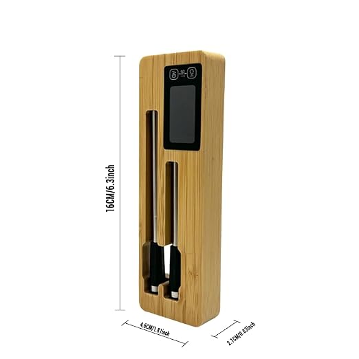 Wireless Meat Thermometer with 2 Meat Probes, Bluetooth 5.2 with App Control, Compatible with iOS & Android, IP68 Waterproof, Fast Charging & Magnetic Smart Food Thermometer for Oven Grill BBQ